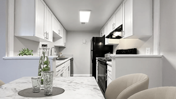 **Upgraded cabinetry and hardware